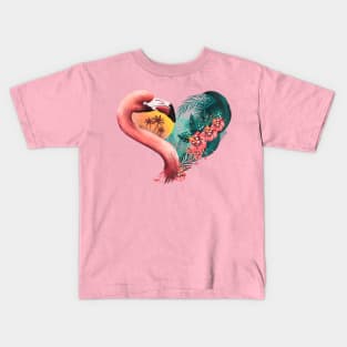 Tropical Heart Kids T-Shirt